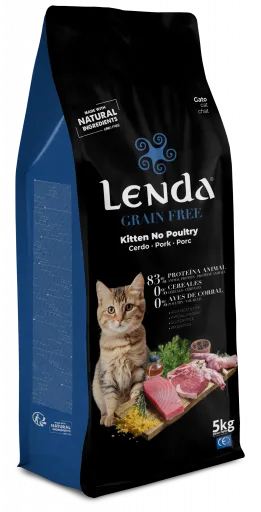 Lenda Pienso Grain Free Kitten sin Aves de corral para Gatos