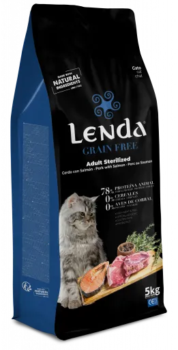 Lenda Pienso Grain Free Sterilized para Gatos Adultos