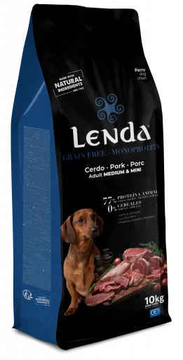 Lenda Pienso de Cerdo Monoproteico Grain Free para Perros