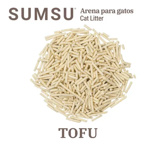 SUMSU Liti&egrave;re Tofu Parfum Lait pour Chats