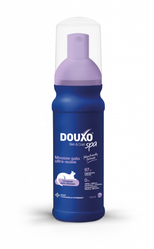 Douxo Mousse Spa Nettoyante Sans Stress pour Chats