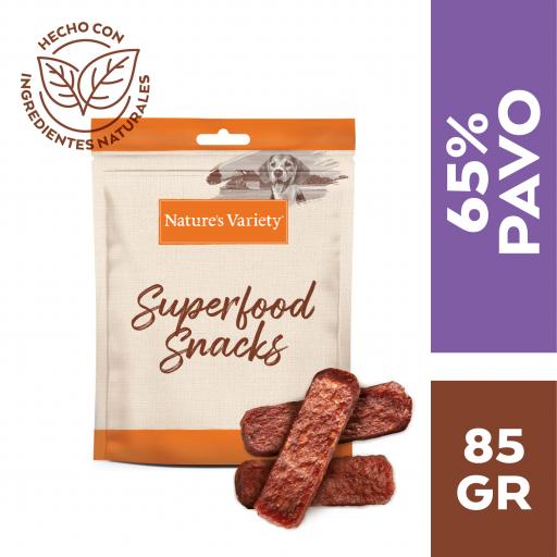 Nature's Variety Snacks Superfoods Turkey