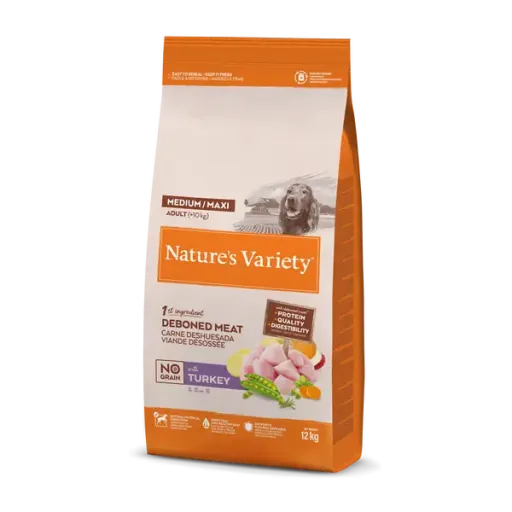 Nature's Variety No Grain Medium Adult Turkey Dog Food