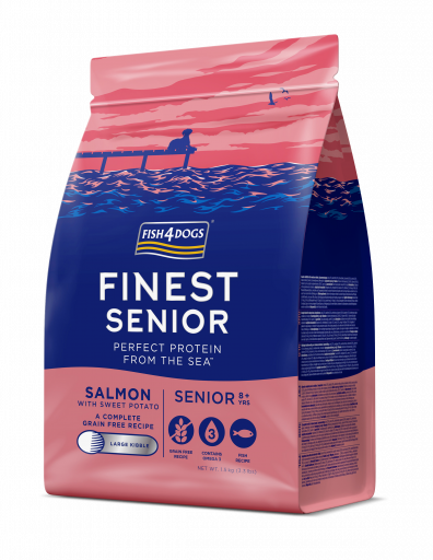 Fish4Dogs Finest Senior Salmon with Sweet Potato Dog Food