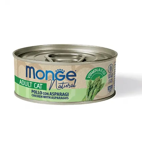 Monge Natural Wet Food Chicken and Asparagus Broth for Cats