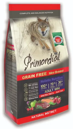 Primordial Primordial Mini Duck and Trout Dog Food