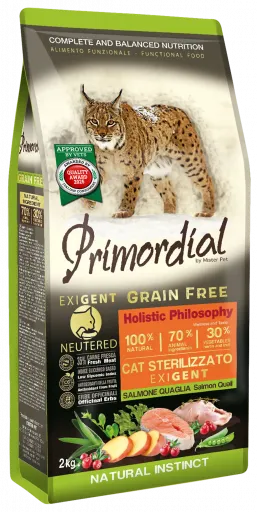 Primordial Pienso Primordial Grain Free Esterilizados Exigentes para Gatos