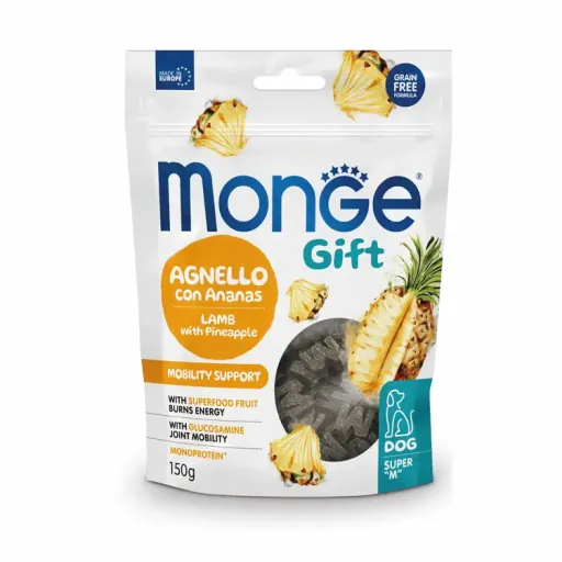 MONGE GIFT Snacks Gift M Mobility Cordero y Pi&ntilde;a para Perros