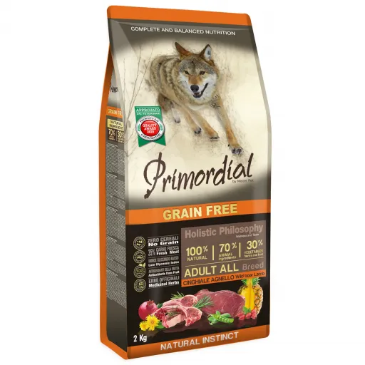 Primordial Primordial Grain Free Adult Lamb and Wild Boar Dog Food