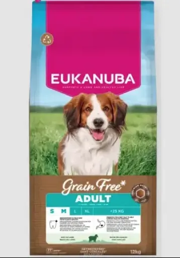 Eukanuba Adult Grain Free S/M Lamb Dog Food