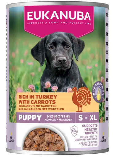 Eukanuba Puppy Turkey and Carrot Wet Food for Dogs