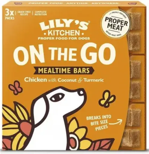 Lily's Kitchen On The Go H&auml;hnchenriegel Multipack Snacks f&uuml;r Hunde
