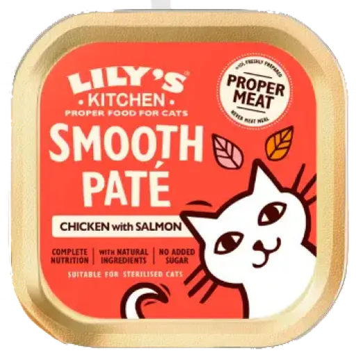 Lily's Kitchen Smooth Pat&eacute; Chicken and Salmon Wet Food for Adult Cats