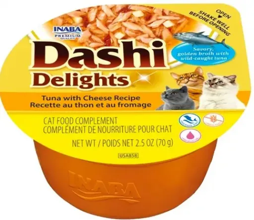 CHURU Comida H&uacute;meda Dashi&nbsp;Atun Con Queso para Gatos