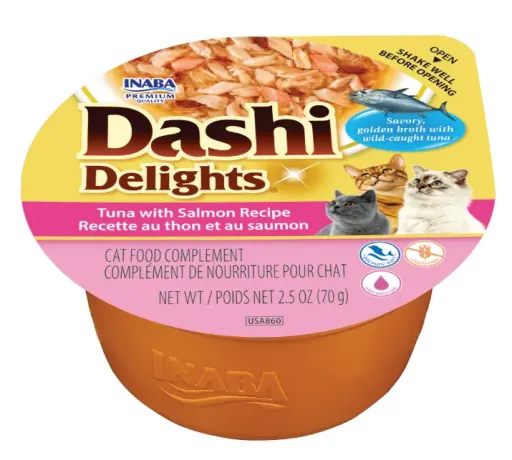 CHURU Comida H&uacute;meda Dashi Atun Con Salmon para Gatos