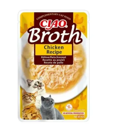CHURU Snacks Ciao Broth Receta Pollo para Gatos