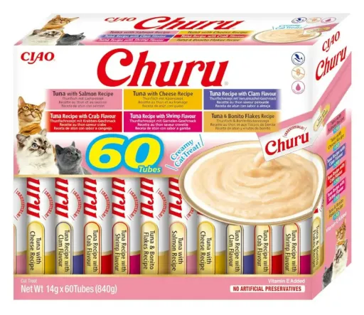 CHURU Snacks Variedades De Atun para Gatos