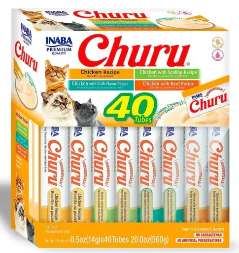 CHURU Snacks Variedades De Pollo para Gatos
