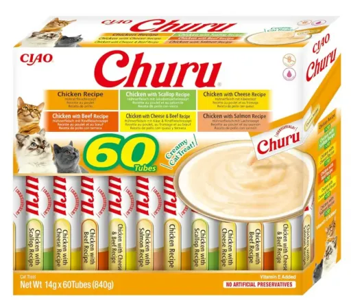 CHURU Snacks Variedades De Pollo para Gatos