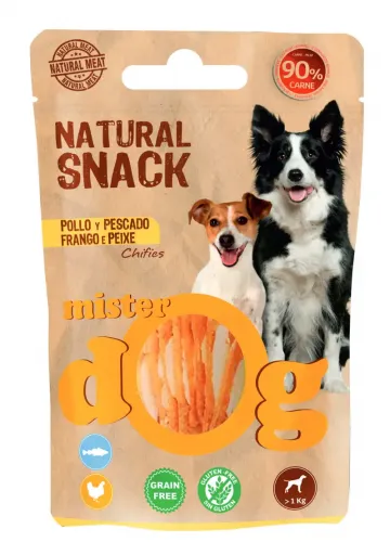 Sandimas Nat&uuml;rlicher Huhn- und Fisch-Snack f&uuml;r Hunde