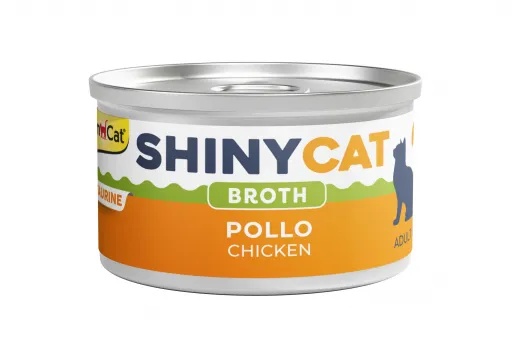 Gimcat Shiny Cat Chicken Broth for Cats