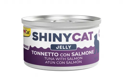 Gimcat Shiny Cat Jelly Tuna and Salmon Wet Food for Cats