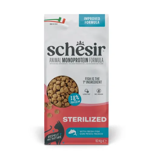 Schesir Alimento Animal Protein Gato Esterilizado Peixe
