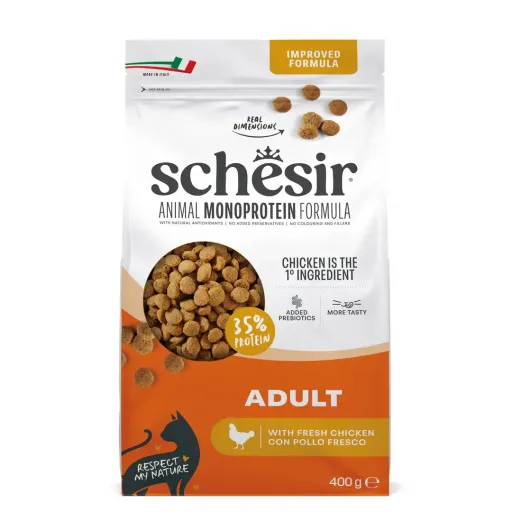 Schesir Ra&ccedil;&atilde;o Animal Protein Manuten&ccedil;&atilde;o Frango para Gatos