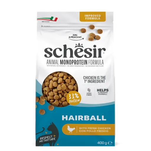 Schesir Monoprotein Hairball Chicken Cat Food