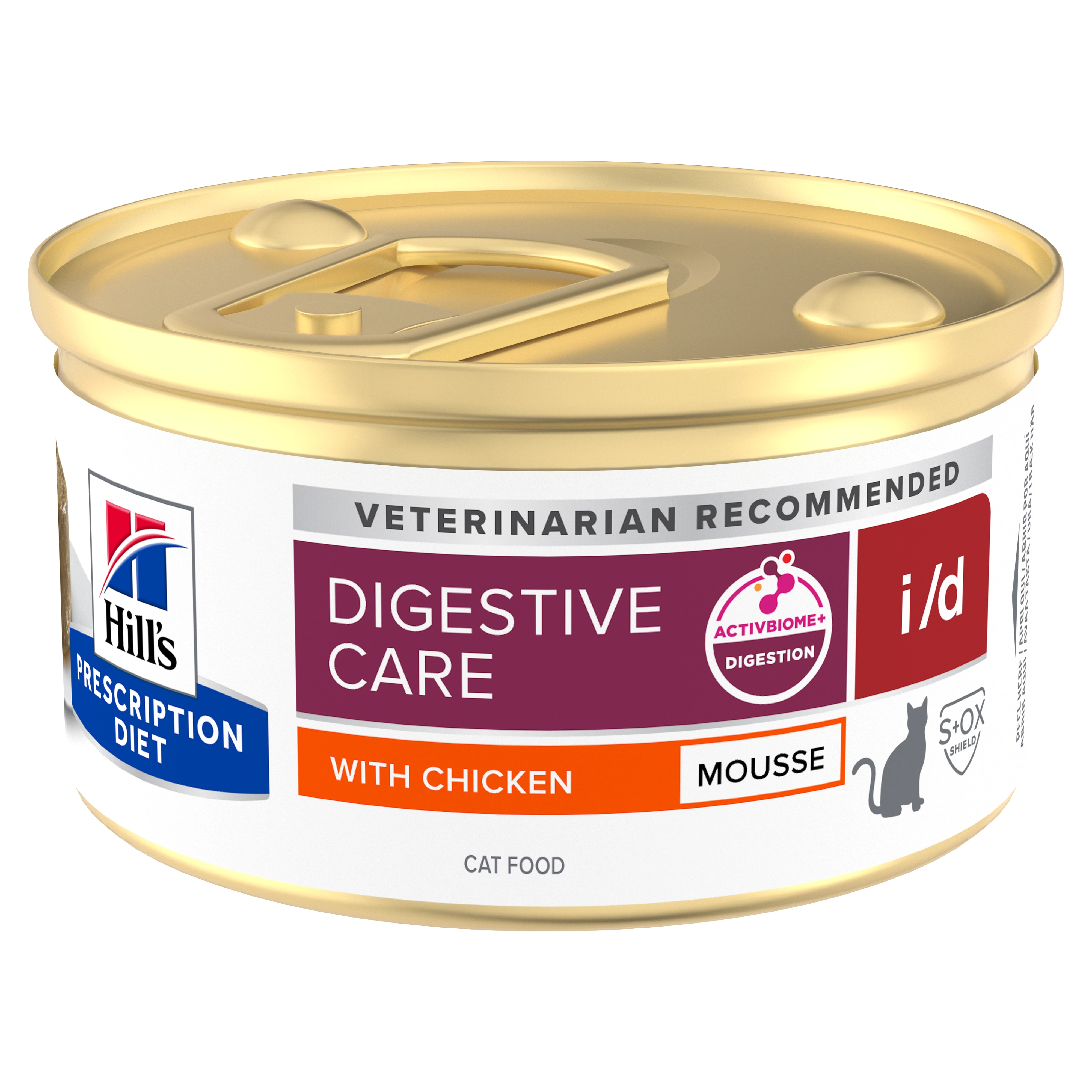 Hill's Natvoer Prescription Diet i/d Kip Mousse voor Katten 85 gr